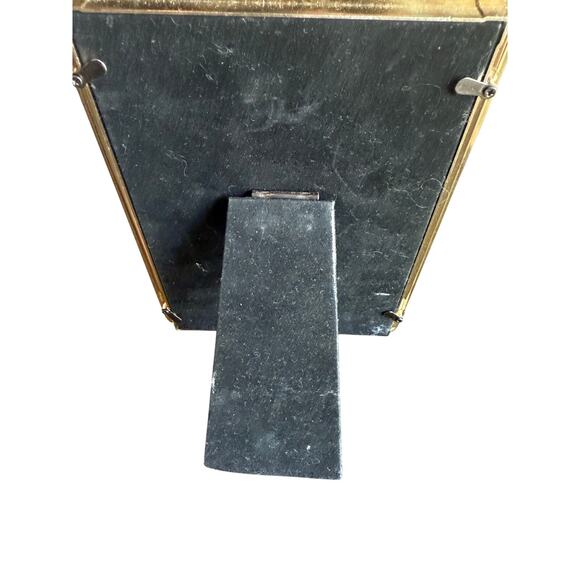 5x7 Green Tea Gallery Picture Frame Gold Rope White Rhinestones - Picture 2 of 4